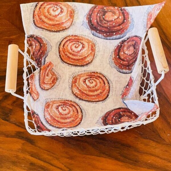 Brödkorgsduk Kanelbulle