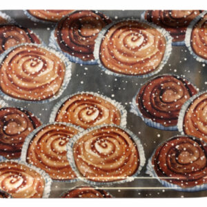 Bricka Kanelbulle 22 x 43 cm
