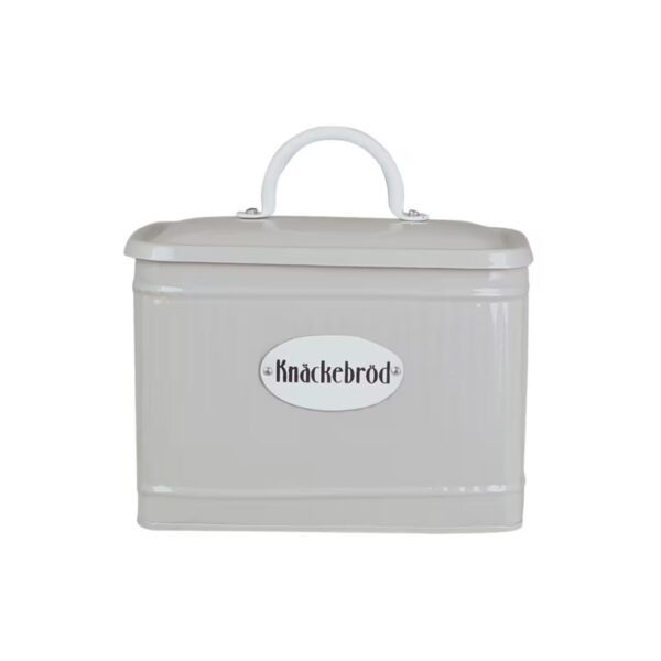 Plåtburk Hugo Knäckebröd Beige