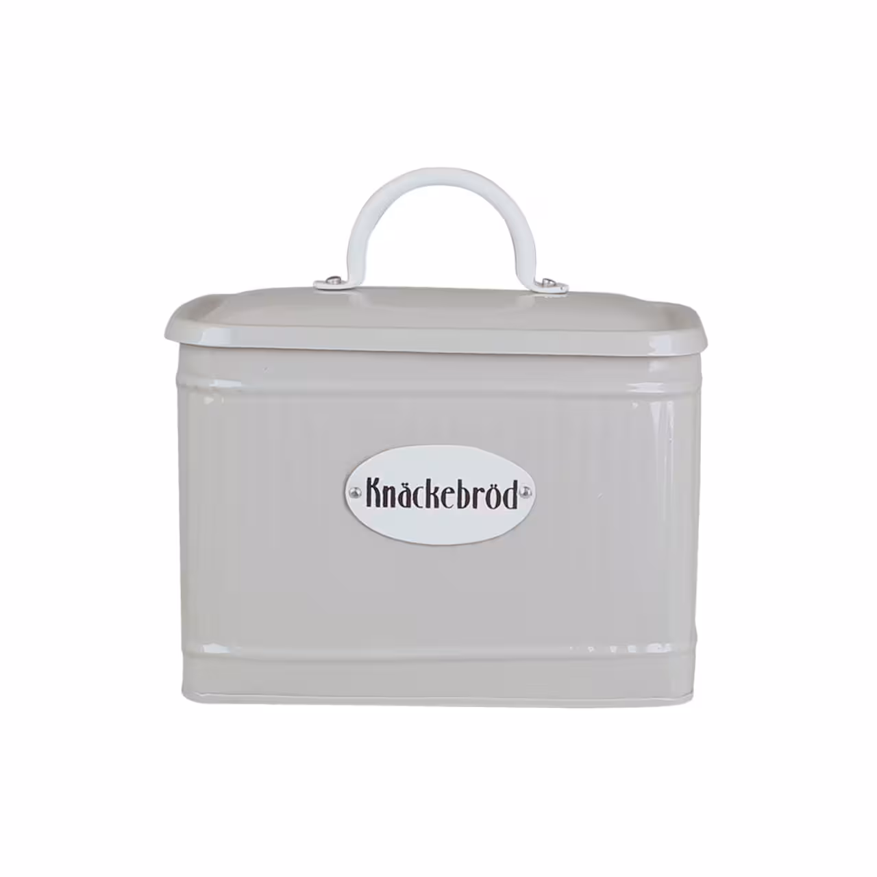 Plåtburk Hugo Knäckebröd Beige