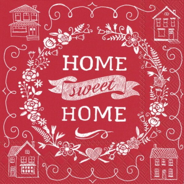 Servetter "Home sweet Home"