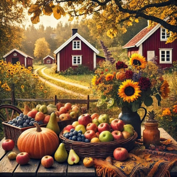 Servetter Skördebord