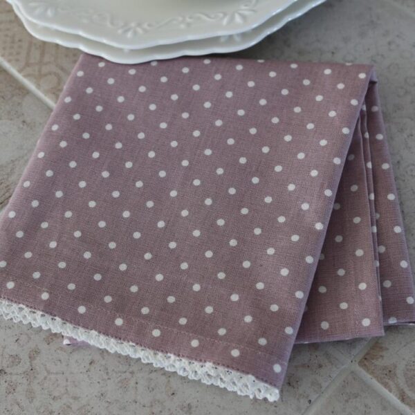 Kökshandduk med prickar